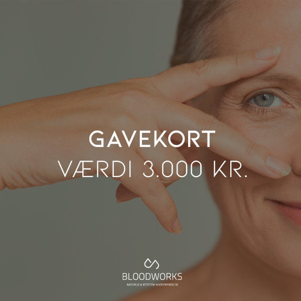 Gavekort - værdi: 3.000 DKR